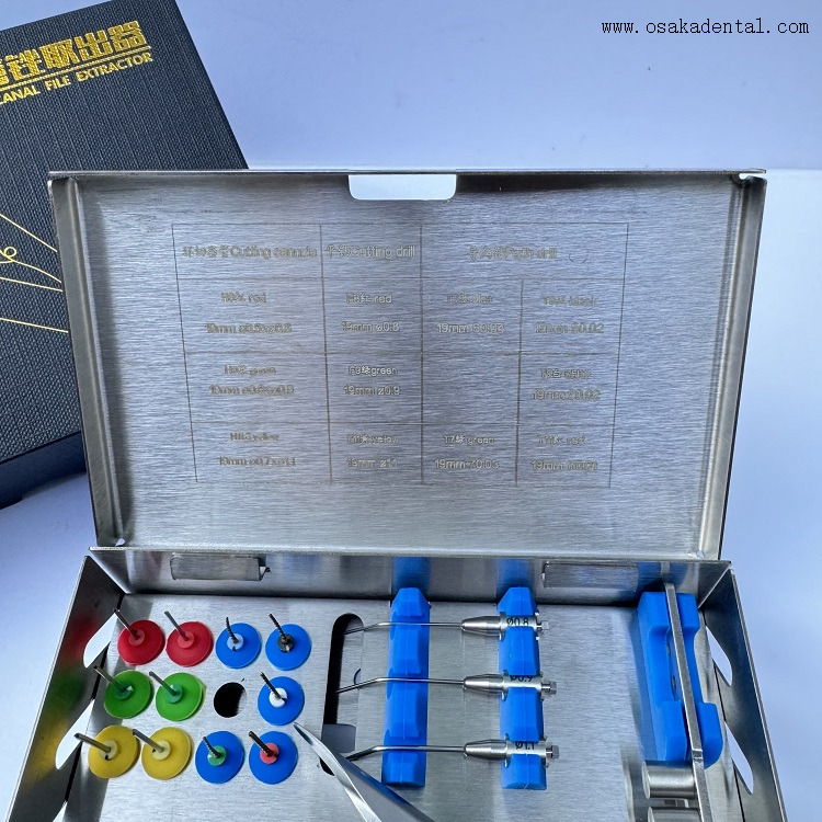 Extracteur de fichiers de canal radiculaire dentaire OSA-EF-3