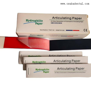 Papier articulé dentaire (rouge/bleu/rouge et bleu) pour articuler