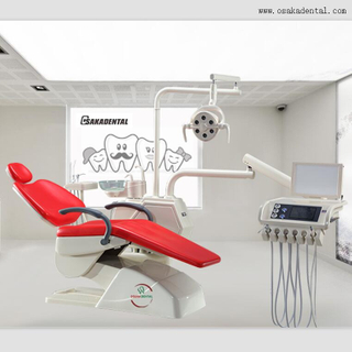 Chaise dentaire moderne professionnelle avec selles dentaires