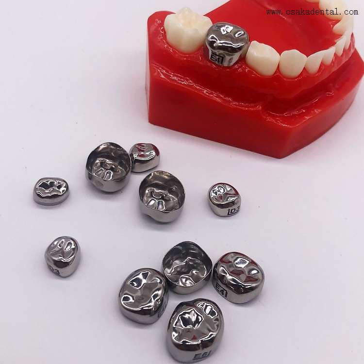 Couronne pour enfants en acier inoxydable orthodontique dentaire OSA-P30