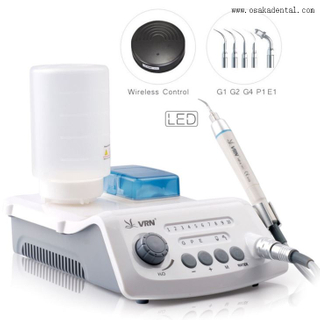 Détartreur à ultrasons dentaire à contrôle sans fil avec pièce à main détachable à LED OSA-AG8