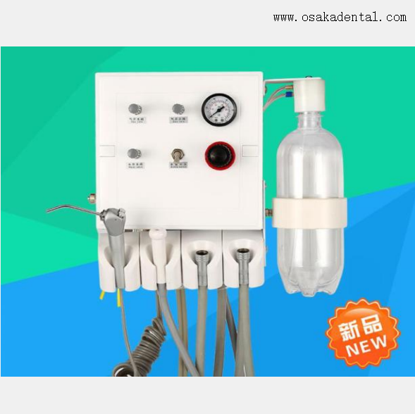 Turbine à air portable avec pièce à main dentaire légère