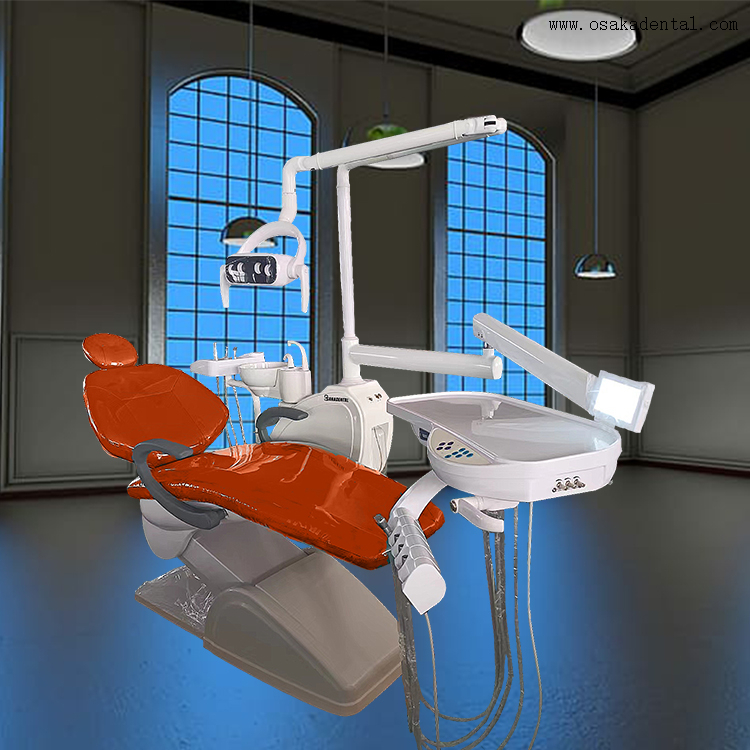 Fauteuil dentaire d'unité dentaire haut de gamme pour clinique dentaire 