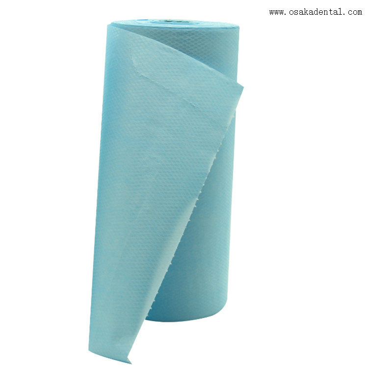 Rouleau de bavoirs dentaires en matériau jetable dentaire