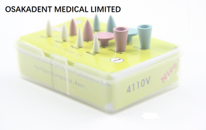 Kit de fraises de polissage de résine Composite de polisseur de caoutchouc dentaire OSA-4110V