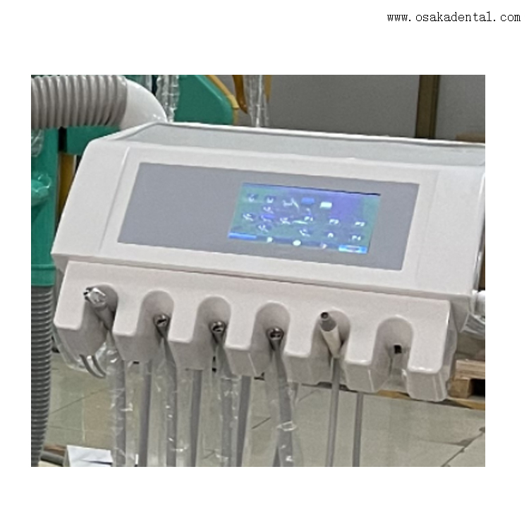 Fauteuil dentaire de haut niveau avec moniteur 17 pouces et caméra buccale