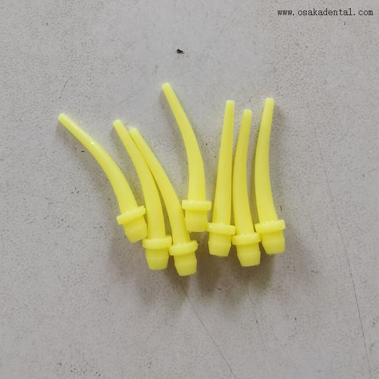 Embouts dentaires intra-oraux jaunes jetables