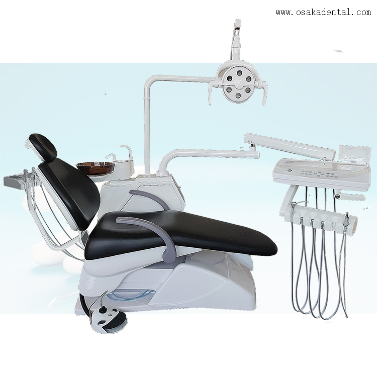 Fauteuil dentaire à couverture intelligente avec tabouret de dentiste pour clinique dentaire avec matériau d'empreinte dentaire en alinate
