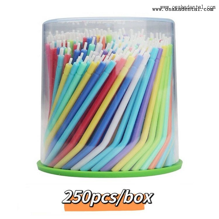 Matériel dentaire jetable, embouts de seringue colorés, emballage de bouteilles HC-SS06