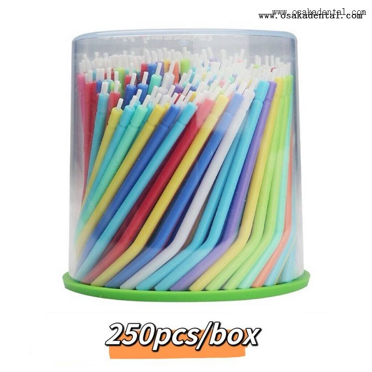 Matériel dentaire jetable, embouts de seringue colorés, emballage de bouteilles HC-SS06