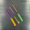 Lien de ligature orthodontique dentaire double couleur OSA-F729-S1-D