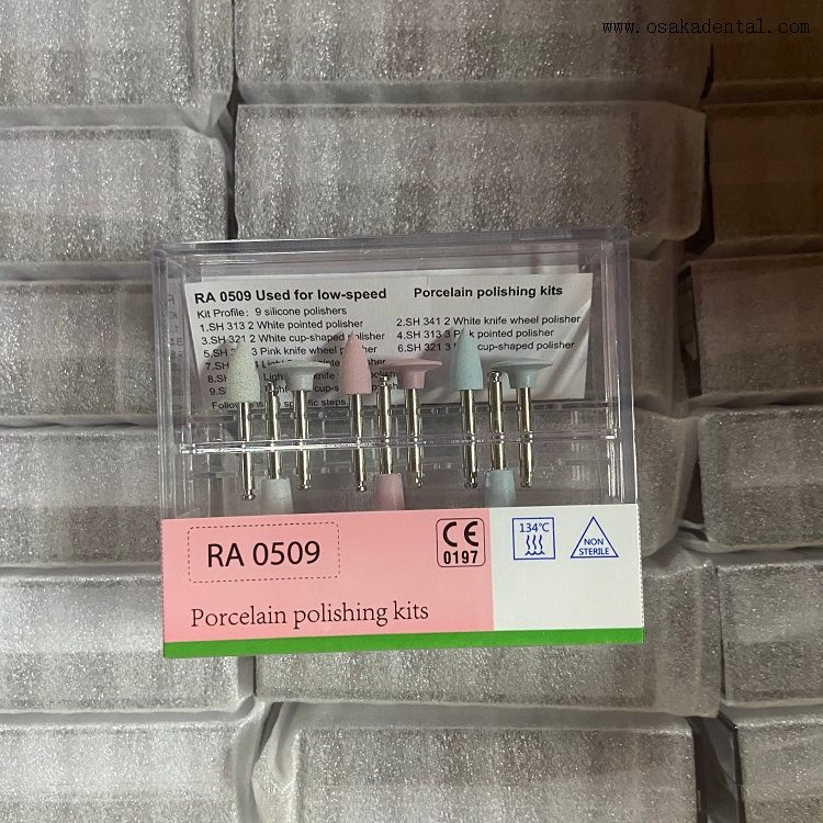 Kit de polissage porcerlien des dents dentaires RA0509