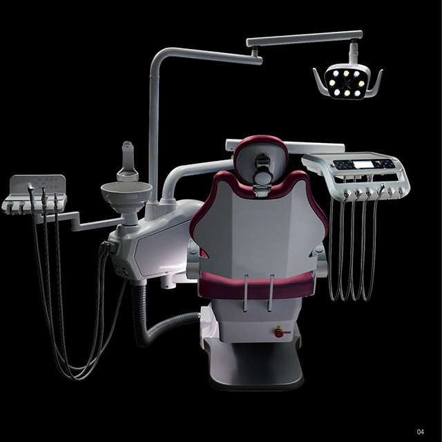 Lampe de fauteuil dentaire en cuir confortable pour clinique dentaire avec matériau d'alginate d'impression dentaire