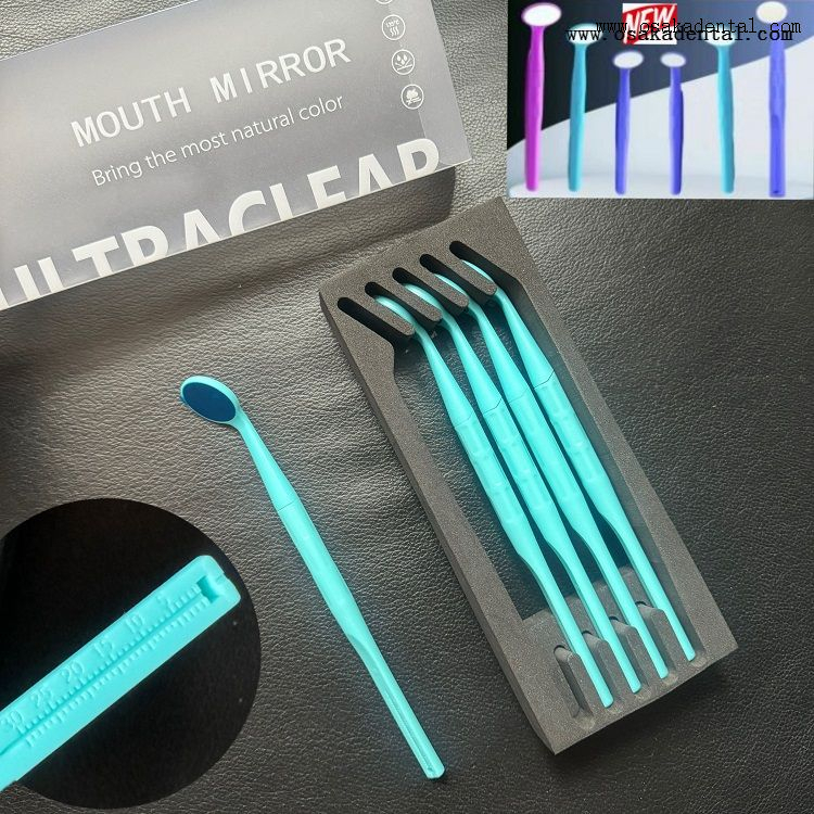 Miroir dentaire HD simple face avec Rular OSA-E11-S