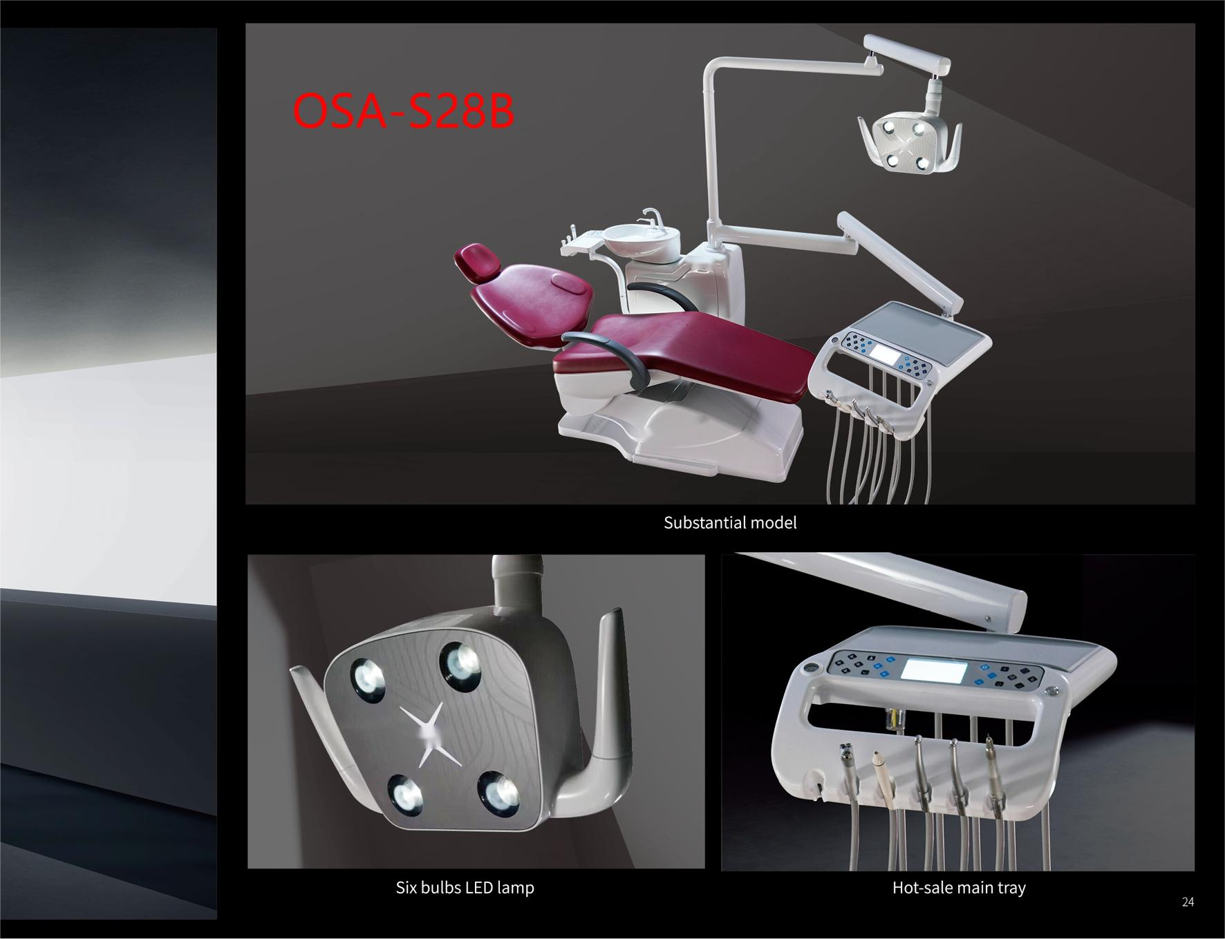 Unité dentaire intégrée multifonctionnelle, avec contrôleur au pied, fauteuil dentaire avec compresseur d'air, vente en gros