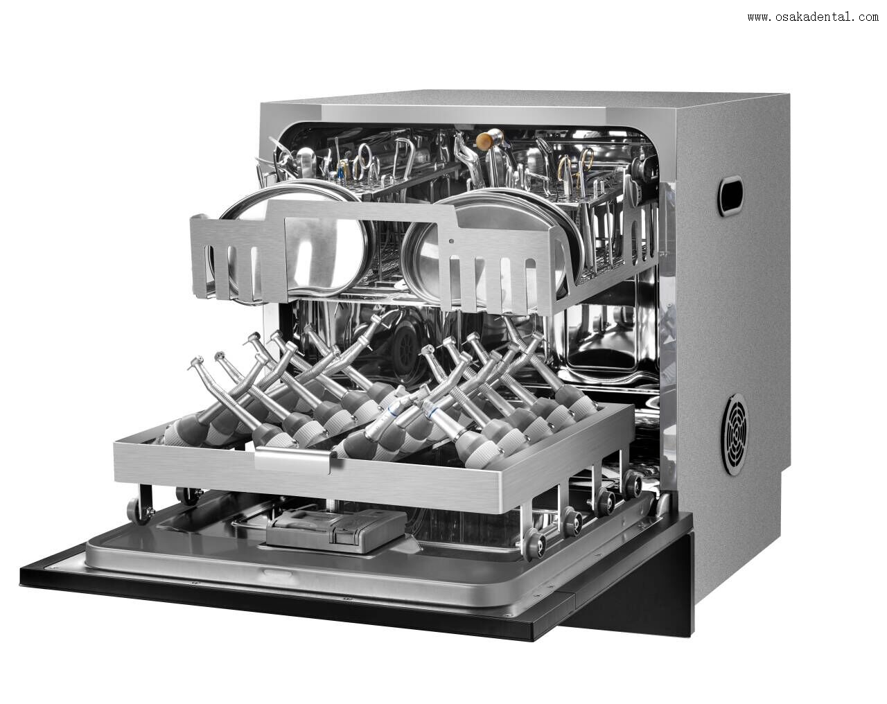 Machine à laver dentaire avec imprimante et Machine de nettoyage dentaire avec imprimante pour pièces à main dentaires et produits dentaires