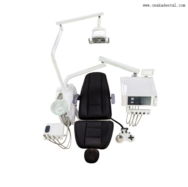 Unité dentaire de luxe avec système de commande à pédale multifonction 