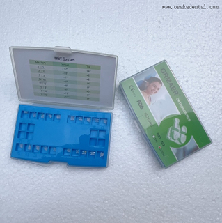 Support en céramique orthodontique dentaire, Base en maille Roth/MBT OSA-F690-Ice