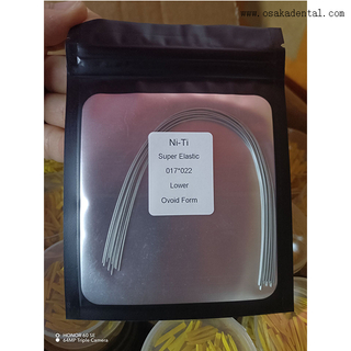 Fils d'arc orthodontique en acier inoxydable résistant à la corrosion