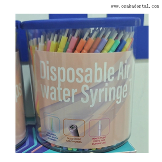 Seringue à eau jetable polyvalente, accessoires de blanchiment des dents