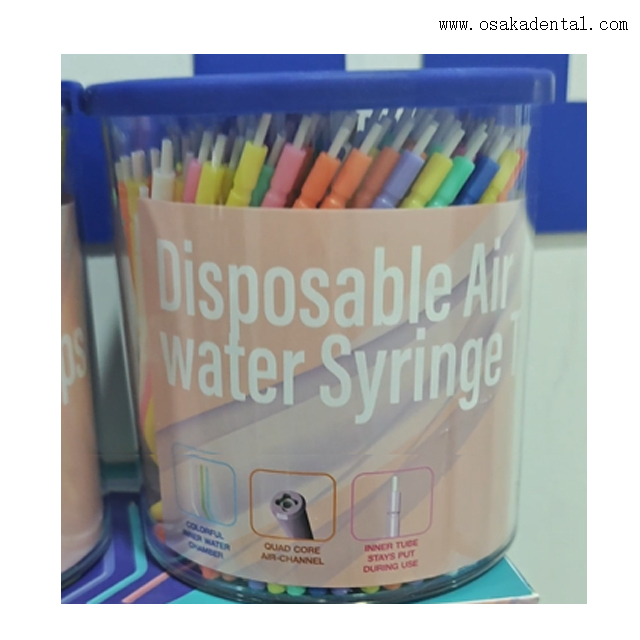Seringue à eau jetable polyvalente, accessoires de blanchiment des dents
