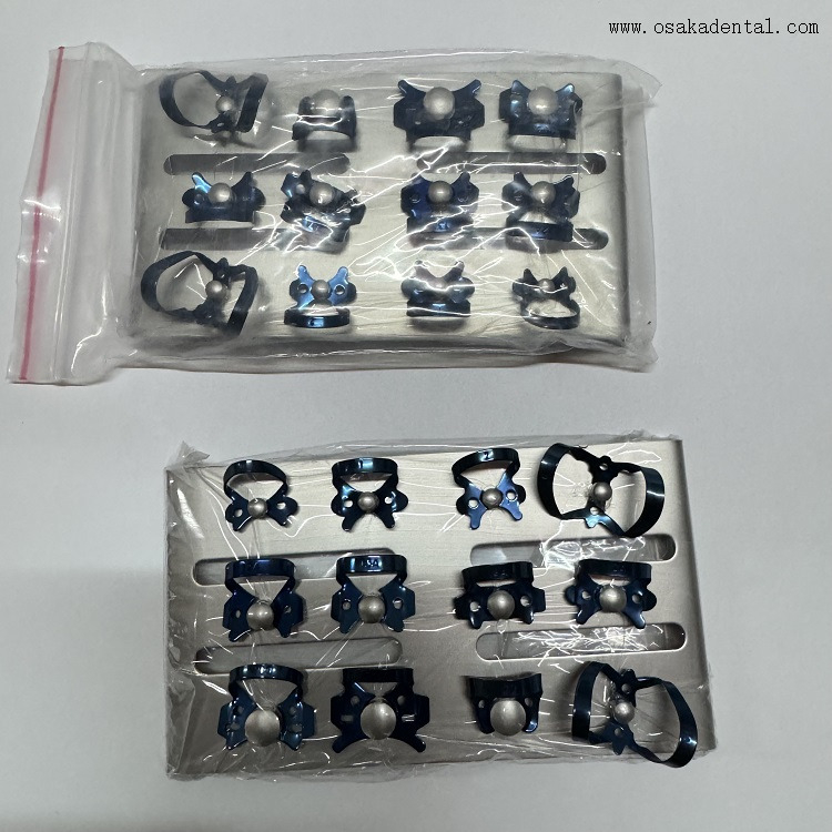 Clip de soins bucco-dentaires, support de barrage en caoutchouc