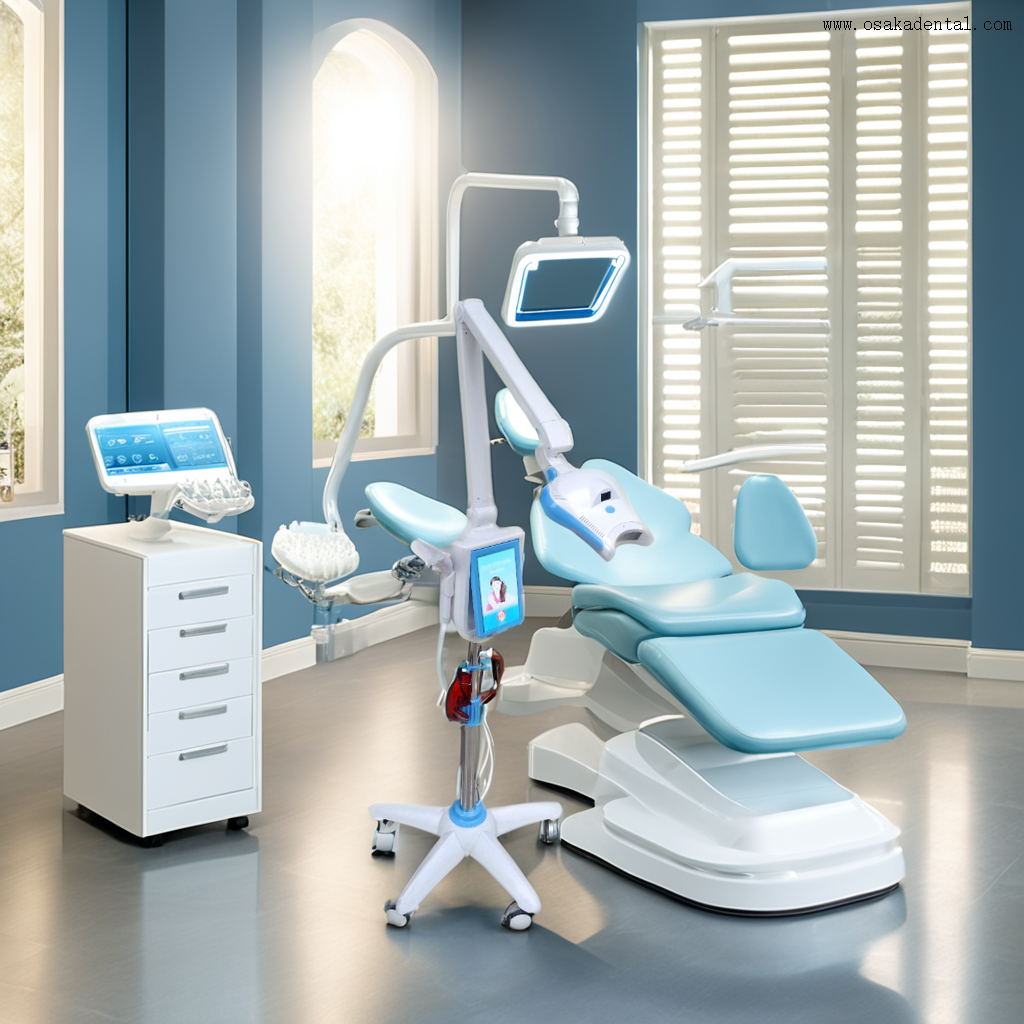 Appareil de blanchiment dentaire avancé pour un nettoyage et un éclaircissement professionnels des dents dans des environnements cliniques modernes