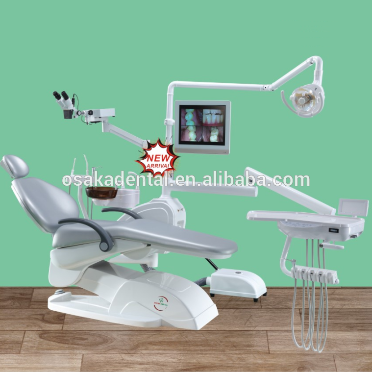 Fauteuil dentaire avec MicroScope et ensemble de caméras pour moniteur