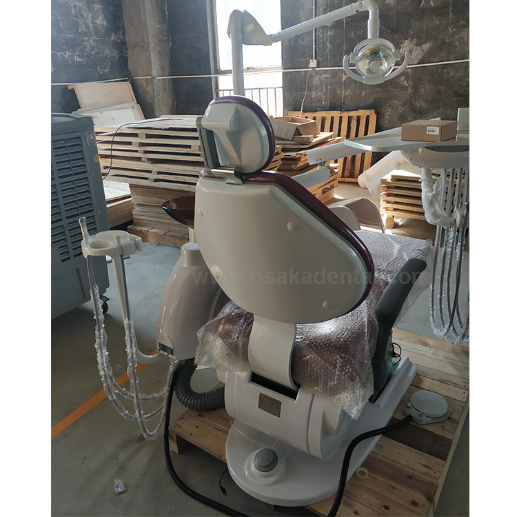 Fauteuil dentaire avec détartreur Couleur rouge