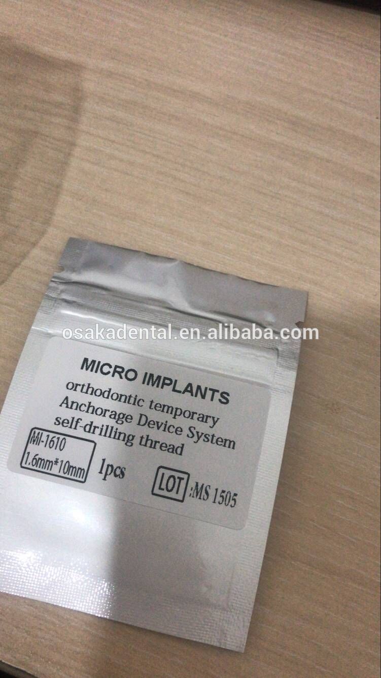 Micro-implant dentaire orthodontique en alliage de titane auto-forant