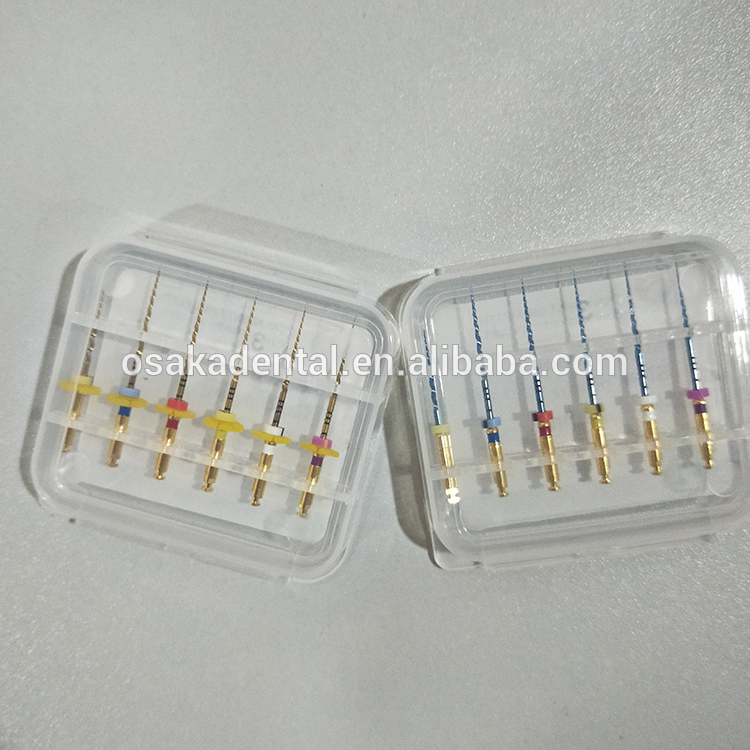Fichiers rotatifs Niti Protaper bleu dentaire