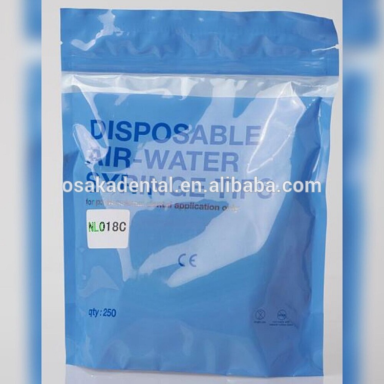 La seringue à eau jetable dentaire d'air de matériel incline 250pcs / sac