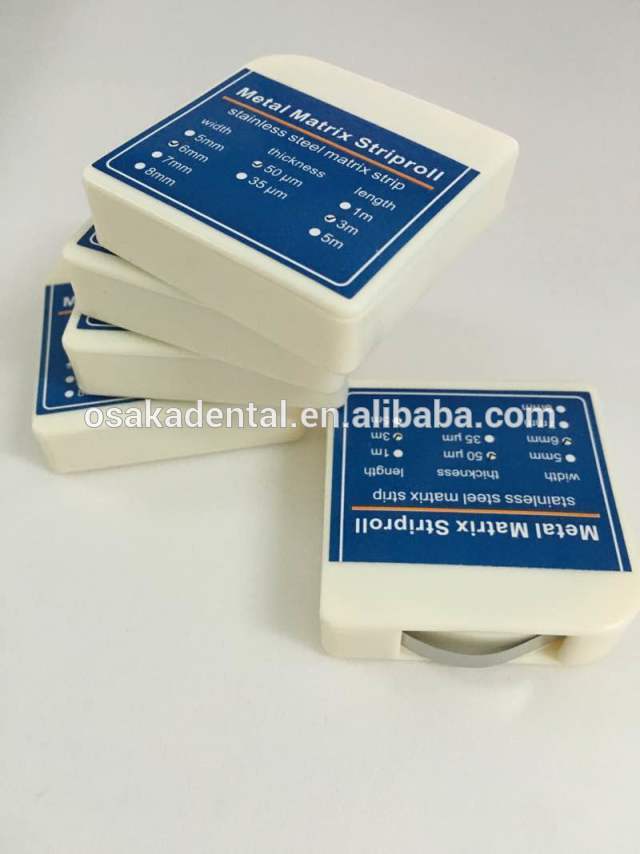 Bandes matricielles en acier inoxydable de haute qualité