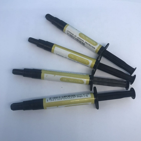Seringue de blanchiment des dents dentaires de protection gingivale