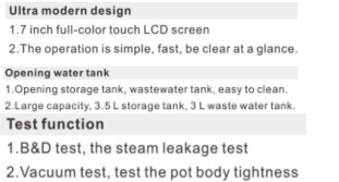 Autoclave dentaire avec imprimante intégrée et stérilisateur européen de classe B USB