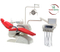 OSA-A3 New Dental Unit Dental Chaise dentaire avec 9 souvenirs et Panorama X-Film Viewer