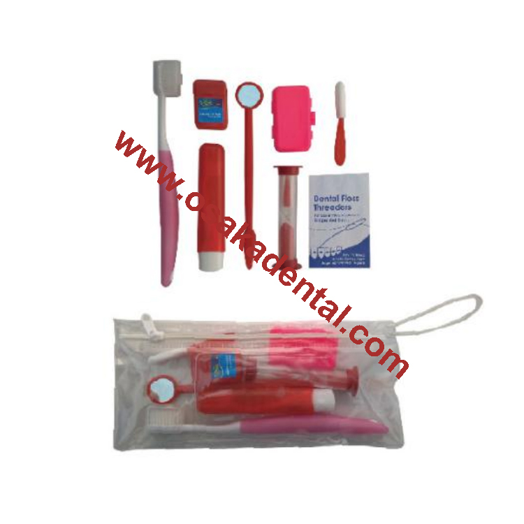 Ensemble de dents de brosse orthodontique