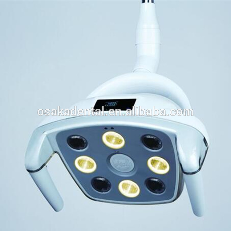 Une nouvelle lampe dentaire 8 LED à la mode avec lumière jaune et blanche