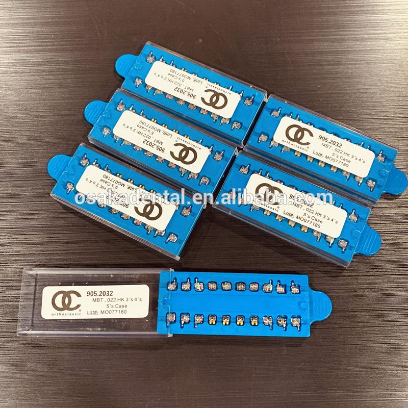 2019 Blue Roth MBT OC Support métallique dans une boîte d'emballage pour usage orthodontique